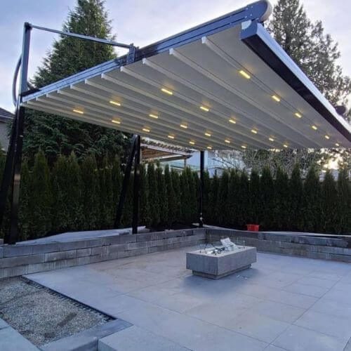 سقف متحرک آلومینیومی