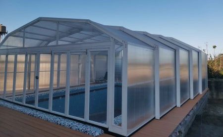 سقف پلی کربنات متحرک